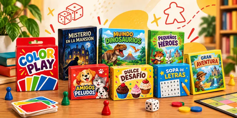 Comparteix rialles, posa a prova el teu enginy i gaudeix de bons moments amb família i amics. La diversió comença amb una nova partida.
