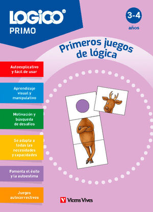 LOGICO PRIMO. PRIMEROS JUEGOS DE LÓGICA (3-4 AÑOS)