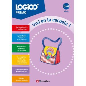 LOGICO PRIMO. VIVI EN LA ESCUELA 1 (3-4 AÑOS)